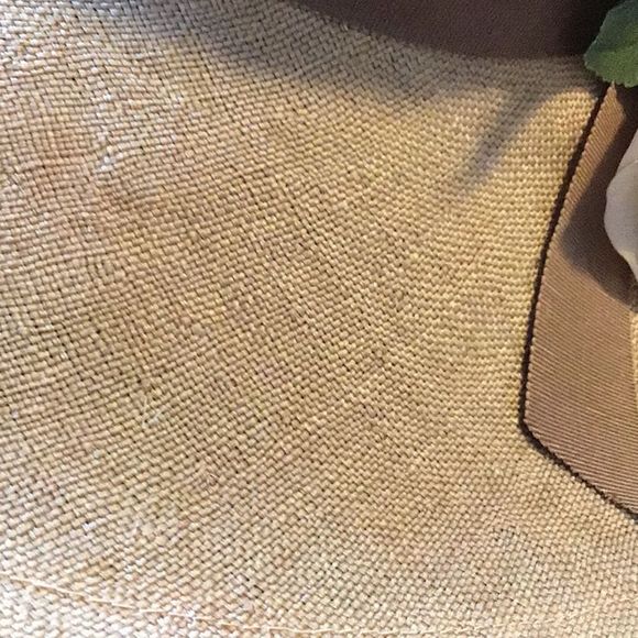 Betmar Summer Hat Tan Flower& Ribbon Size 7” - Picture 6 of 6